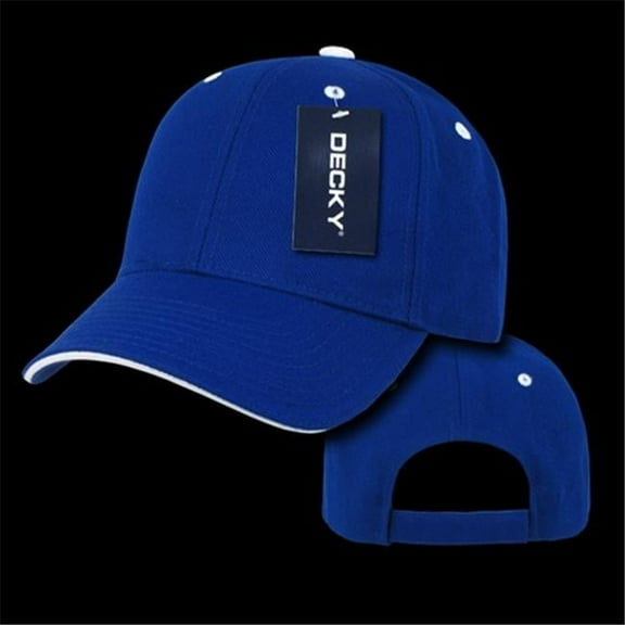 Decky  Sandwich Visor Baseball Cap - White & Red