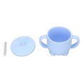 thumbnail image 3 of Taza Sippy Para Niños Pequeños, Taza Sippy De Silicona Respetuosa Con El Medio Ambiente, Silicona De Grado Alimenticio, Pequeña Luz, Succión Fácil Para El Hogar ANGGREK Otros, 3 of 8