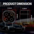 thumbnail image 2 of 2X 3inch LED Light Cube Pods Spot Beam Offroad Driving Fog Amber Lamp US, 2 of 22