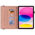 thumbnail image 4 of Allytechgroup Exquisite Butterfly Embossed Tablet Case for iPad Air 11 2024, Shockproof iPad Air 11 inch Case Cover, with Pencil Holder and Multi-Angle Stand Case for iPad Air 11,Pink, 4 of 5
