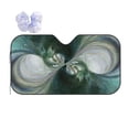 thumbnail image 1 of XMXY Car Sun Shade Windshield, Swirl Twirl Spiral Universe Automotive Front Window Sun Visor for Cars SUV Trucks, Small Size, 1 of 8