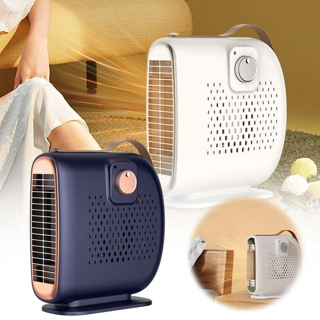 Chauffage Portable pour Camping Chauffage d'Espace Intérieur Ventilateur pour Chaleur Silencieux Chauffage Portable Économe en Énergie avec Thermostat Réglable et Surchauffe pour la Maison