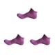 thumbnail image 4 of Calcetines Qarigey para hombre y mujer atléticos Burdeos con paneles transpirables, 4 of 6