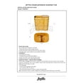 thumbnail image 3 of JRYTIN  34” Handcrafted Cedar Wood Japanese Soaking Tub with Lid Deep Soaking Experience Portable Square Freestanding Wood Tub, 3 of 9