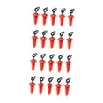 thumbnail image 2 of 20 tornillos para señuelos de pesca, tornillos de sujeción, tornillos de conexión, anzuelos de manivela para agua dulce Rojo, 2 of 9