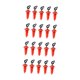 thumbnail image 2 of Tornillos de señuelo de 20x de 20x Reemplazo de gancos de conexión de conexión giros tornillos de tornillo de tornillo de Swivels Tackle de Rojo, 2 of 8
