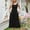 Black, variant on Summer Plus Size Dresses for Women 2026 Fashion Casual Round-Neck Solid Sleeveless Mid Calf Dress