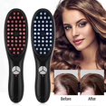 thumbnail image 3 of Vibration Scalp Massager Light Therapy Head Massage Comb Hair Growth Brush cs, 3 of 4