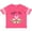 Football Pink and White, variant on Inktastic Gigi's Girl Heart Flowers Girls Toddler T-Shirt