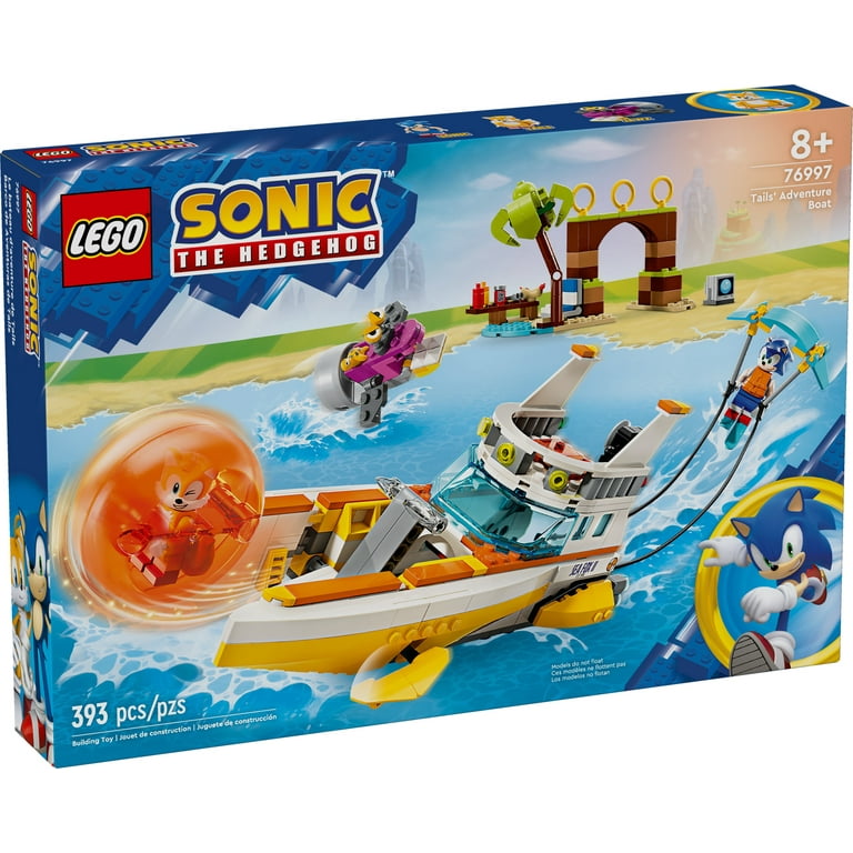 LEGO Sonic the Hedgehog Tails‚Äô Adventure Boat Set, 76997