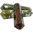 thumbnail image 4 of Fancy Jasper Crystal Points Bulk 3 Pcs, Hexagonal Healing Point Double Terminated, 4 of 5