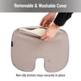 thumbnail image 5 of Mind Reader Memory Foam Seat Cushion, Ergonomic Pressure Relief for Office, Car, and More, Gray, 5 of 10