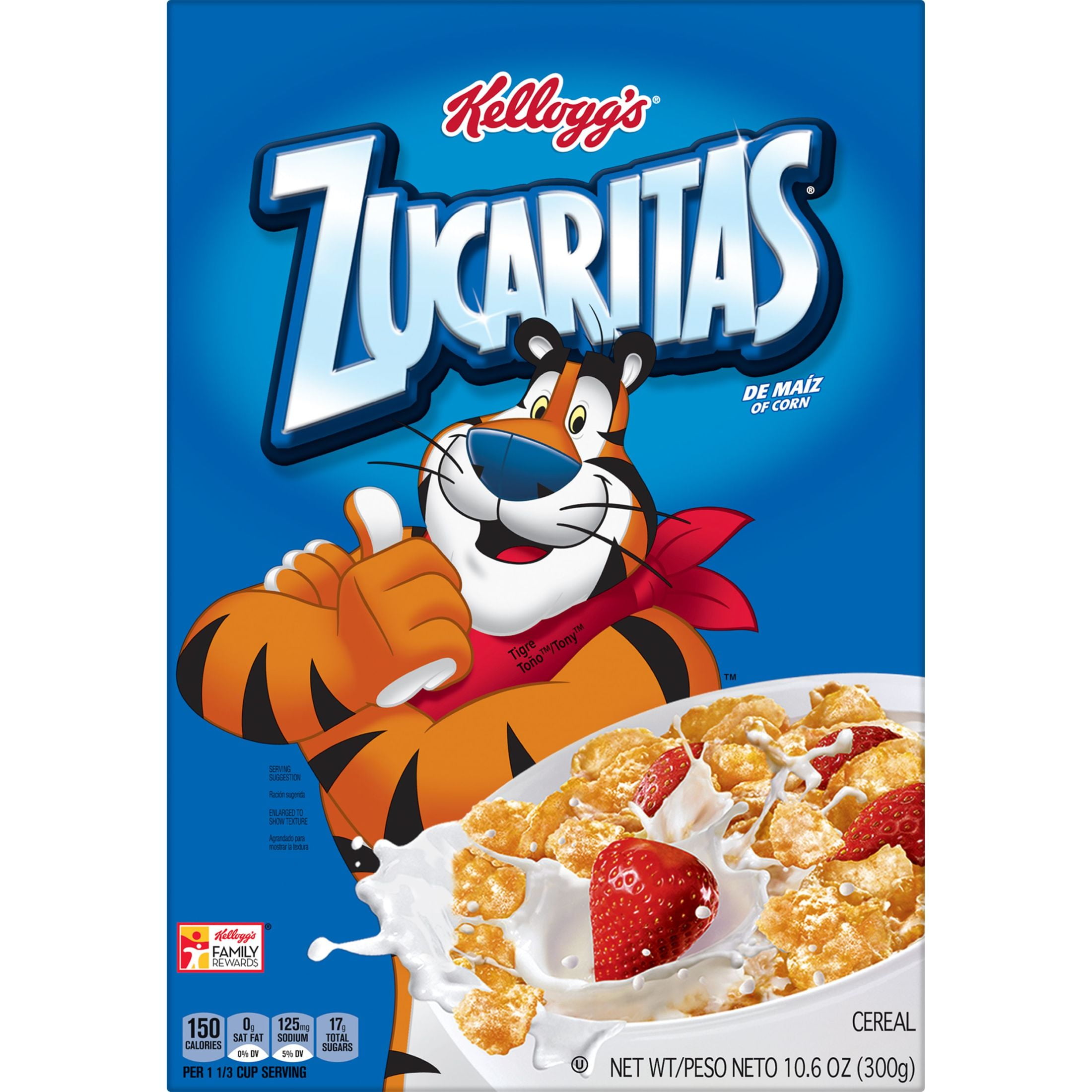 Kellogg's Zucaritas Original Cold Breakfast Cereal, 10.6 oz