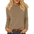 thumbnail image 3 of Women's Casual Long Sleeve Round Neck Printed Top Fashion Blouse Daily Wear Stylish Apparel, 3 of 6