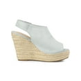 thumbnail image 3 of BLISSFUL STEP Women's Espadrilles Platform Heel Wedges Sandals Grey 10, 3 of 8