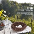 thumbnail image 4 of 3 Sets Artificial Bird Nest with Eggs Rattan Twig Bird Nest Easter Party Supplies, 4 of 6