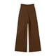 thumbnail image 4 of HongQid Women's Elastic High Waist Wide Leg Loose Casual Pants Joggers Lounge Sweatpants with Pockets, 4 of 6