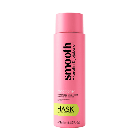 HASK Smooth Keratin & Jojoba Oil Conditioner, 16 fl oz