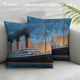 thumbnail image 3 of GOSMITH Titanic Pillow Covers Super Soft Pillow Cases Rectangle Decorative Throw Pillowcase, 3 of 5