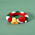 thumbnail image 5 of Disfraz navideño para mascotas Collar navideño for mascotas, Collar de campana de tela de felpa for gatos, sombrero de árbol de Navidad for perros, decoración colorida Traje de disfraz de vacaciones, 5 of 5