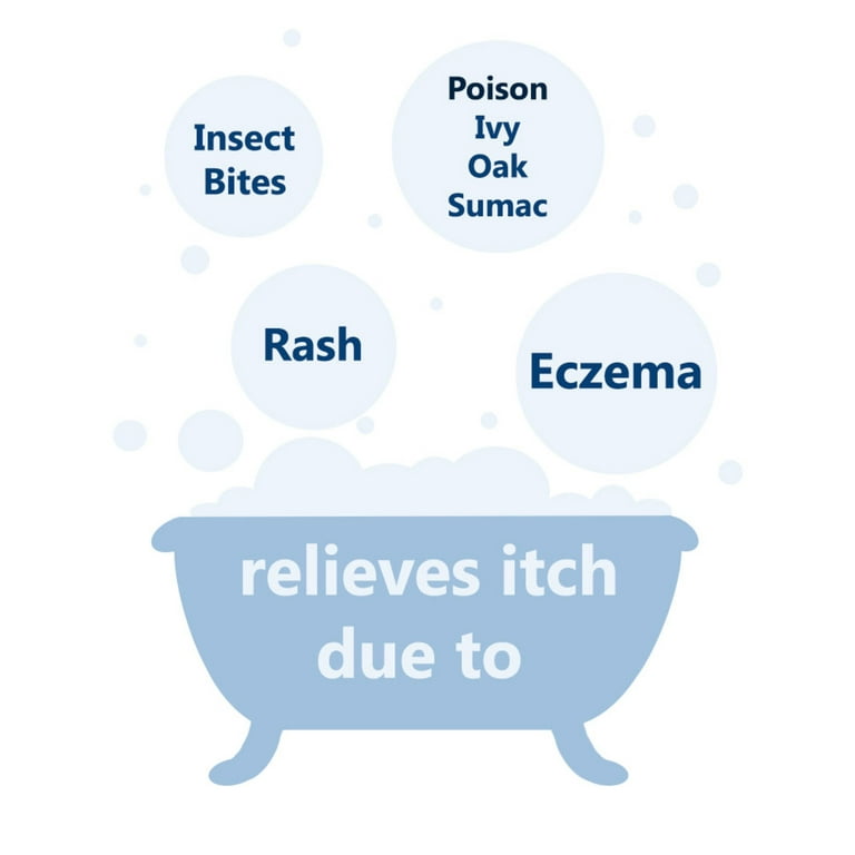 Aveeno Soothing Bath Soak For Eczema, Natural Colloidal Oatmeal Single Use  Packets