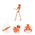 thumbnail image 4 of Miangastore Halloween Pumpkin Head Skeleton Pendant Simulated Pumpkin Skeleton Model, 4 of 9