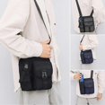 thumbnail image 2 of CHAO Bolsos de hombro con portabotellas de agua, bolso de mensajero portátil de gran capacidad para uso diario, trabajo, fiesta, al aire libre, color naranja, 2 of 5
