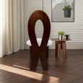 thumbnail image 6 of S-HOME Key-Design Home Chairs Set of 2 in Pure White Teddy Velvet with Ribbon-Cross Backrest for Dining, 6 of 10
