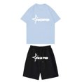 thumbnail image 1 of WILLBEST Conjunto de Dos Piezas de Camiseta y Pantalón Corto de Manga Corta para Hombre (Camiseta y Pantalón Corto, 2017), 1 of 3