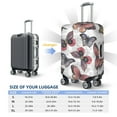 thumbnail image 6 of Daiia Vintage Butterflies Luggage Cover, Thickened Washable Travel Luggage Covers, Elastic Unique Baggage Covers for 18-20 inch Luggage-Large, 6 of 9
