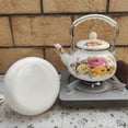 thumbnail image 3 of Enamel Tea Kettle Thick Kettle Coffee Pot Cold Kettle Boiling Water Tea Kettle Water Container for Home, 3 of 3