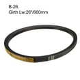 thumbnail image 3 of Uxcell 25.98" Drive V Belts Inner Girth Industrial Transmission Belt Rubber Black 1 pcs, 3 of 5