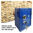 thumbnail image 6 of Mini Metal Safe, Children's Coin Bank Locker, Family Safe, Safe, Creative Piggy Bank, Key Safe, Desktop Decoration ,Prevent Theft, 6 of 7