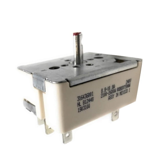 CSYANXING Range Burner Infinite Switch OEM 316436001 PS1145040 Plastic Metal for Kenmore Crosley Stove Accessory