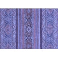 thumbnail image 1 of Ahgly Company Machine Washable Indoor Rectangle Abstract Blue Modern Area Rugs, 6' x 9', 1 of 4