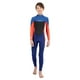 thumbnail image 1 of Traje De Neopreno Para Niños Traje de neopreno para niños Traje de baño de 2,5 mm Trajes húmedos subacuáticos (Azul oscuro 12 hombres), 1 of 8