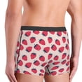 thumbnail image 4 of Kdxio Men's Boxer Briefs with Strawberry Print - Comfortable and Breathable Underwear for Everyday Wear, 4 of 7
