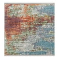 thumbnail image 3 of Unique Loom Paragon Collection Area Rug - Gurney (5' 5" Square Multi/Blue), 3 of 12