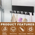 thumbnail image 6 of Tcwhniev2 Pcs Wall Mount Key Holder Metal Wall Key Hanger with 12 Hook Multifunctional Keychain Holder for Hallway Entryway Office Kitchen Garage, 6 of 10