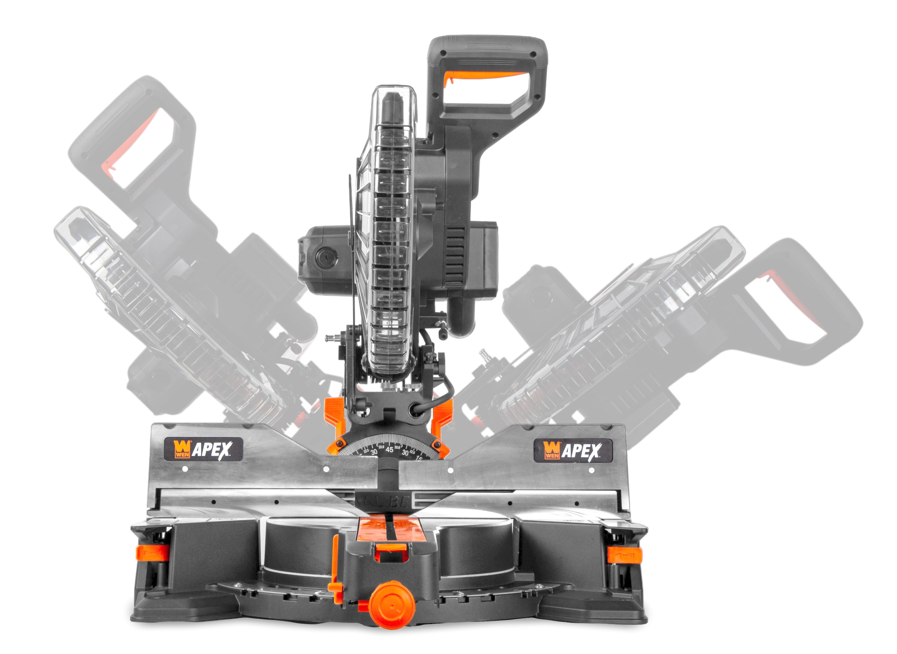 WEN MM1512 15A 12 in. Dual-Bevel Sliding Compound Miter Saw, LED Cutline