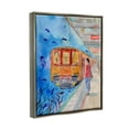 thumbnail image 3 of Underwater Aquarium Subway Train Landscape Painting Luster Gray Framed Art Print Wall Art, 3 of 6