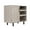 Gray, variant on Flash Furniture Elmont Durable Classic Sideboard, Steel Black, 3 Shelves