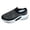 Black, variant on Sparkling Rhinestones Orthopedic Chunky Slip on Walking Shoes for Women Comfortable Knit Arch Support Platform Non-Slip Work Sneakers