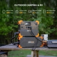 thumbnail image 6 of PECRON EP3000-48V 3072Wh Expansion Battery Pack for E1500LFP Portable Power Station Up To 4608Wh 2200W AC Outports LiFePO4 Battery Portable Generator for Emergency Home Use Outdoor Camping, 6 of 7