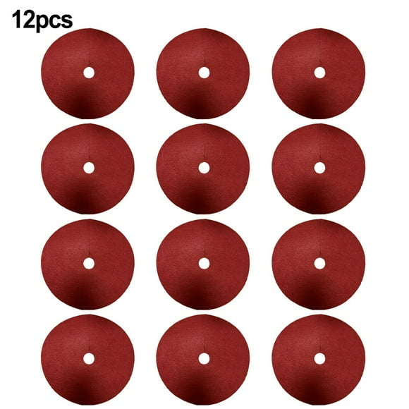12Pcs Protection Grass Mat Tree Mulch Ring Tree Mats Anti Grass Tree Mulch Mat 1 - Does Not Contain Composite Wood Red