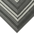 thumbnail image 3 of Transocean CRE69842597 Liora Manne Carmel Multi Border Indoor & Outdoor Rug, Grey - 6 ft. 6 in. x 9 ft. 4 in., 3 of 7
