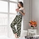 thumbnail image 5 of Balery Skull with Dollar Pantalones de pijama para mujer, pijamas ultraligeros, pantalones de estar por casa-Small, 5 of 6