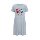 thumbnail image 5 of Camisón corto de talla grande para mujer, camisón de manga corta con estampado de pecho a la moda, camisón para mujer, 5 of 7