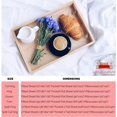 thumbnail image 2 of Kotton Culture 600 Thread Count 4 Pc Striped Bed Sheet Set 100% Egyptian Cotton (1 Flat Sheet, Fitted Sheet with 20 inch Deep Pocket, 2 Pillowcases) Pinstripe Patterned Bedding (Queen, Navy Blue), 2 of 4