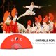 thumbnail image 2 of Abanico Plegable de Bambú, Ventilador de Bambú de Arte Chino Plegable Fan de Kung Fu Abanico de Tai Chi para Mano para Práctica de Artes Marciales(Costilla Roja) Fan de tai Spptty equipo de deporte, 2 of 8